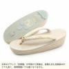 草履バッグセット留袖用訪問着用草履バッグ世美庵Lサイズ紫シルバーシャンパンゴールド花紋蔓草帯地3枚芯日本製優花緒痛くない色留袖礼装用準礼装フォーマルセミフォーマル振袖結婚式ぞうり草履草履バック草履バックセット着物