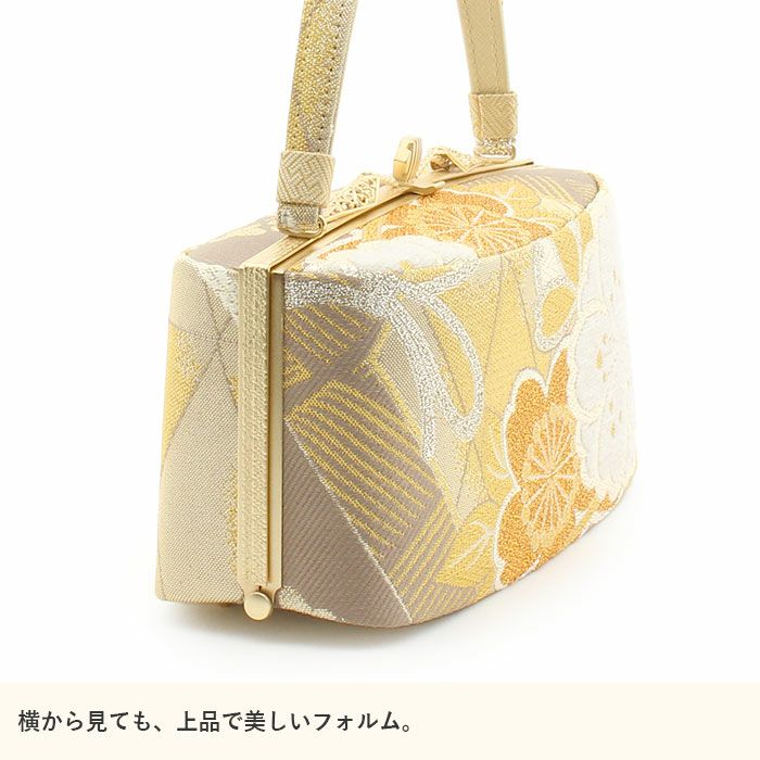 草履バッグセット成人式振袖用成人用世美庵Lサイズ桜白椿金ゴールドモカブラウン振袖用帯地3枚芯優花緒日本製痛くない振袖卒業袴振り袖ママ振おしゃれはたちぞうり草履草履バック草履バッグ着物fs