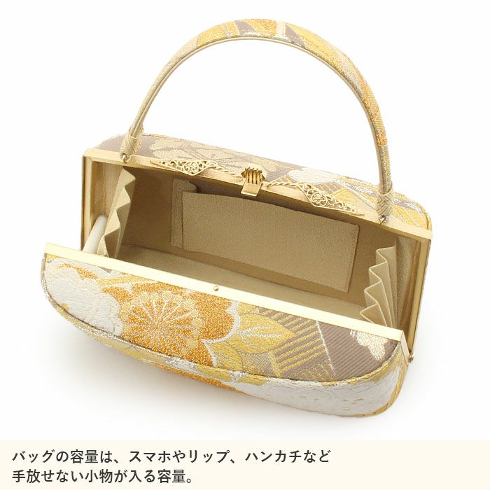 草履バッグセット成人式振袖用成人用世美庵Lサイズ桜白椿金ゴールドモカブラウン振袖用帯地3枚芯優花緒日本製痛くない振袖卒業袴振り袖ママ振おしゃれはたちぞうり草履草履バック草履バッグ着物fs