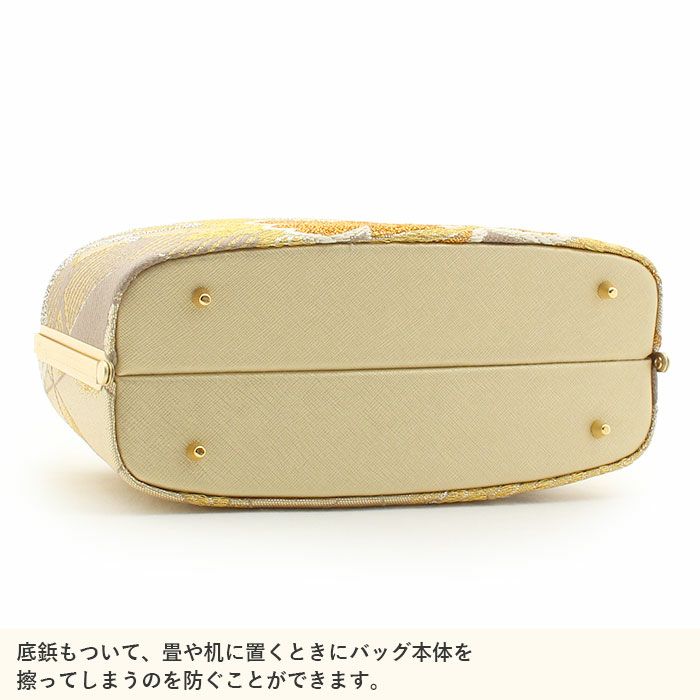 草履バッグセット成人式振袖用成人用世美庵Lサイズ桜白椿金ゴールドモカブラウン振袖用帯地3枚芯優花緒日本製痛くない振袖卒業袴振り袖ママ振おしゃれはたちぞうり草履草履バック草履バッグ着物fs