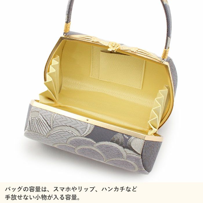 草履バッグセット成人式振袖用成人用世美庵Ｌサイズ万寿菊椿桜グレーパープルシルバー紫銀振袖用帯地3枚芯優花緒日本製くすみニュアンスカラー痛くない振袖卒業袴振り袖ママ振おしゃれはたちぞうり草履草履バック草履バッグ着物fs