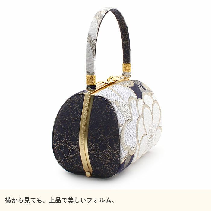 草履バッグセット成人式振袖用成人用世美庵Ｌサイズ万寿菊椿桜ネイビーホワイトシルバー紺銀白振袖用帯地3枚芯優花緒日本製くすみニュアンスカラー痛くない振袖卒業袴振り袖ママ振おしゃれはたちぞうり草履草履バック草履バッグ着物fs