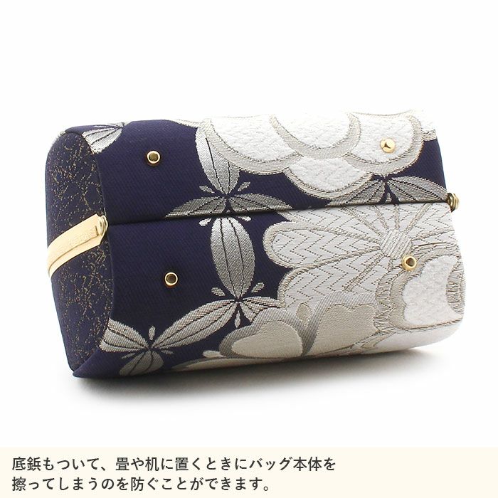 草履バッグセット成人式振袖用成人用世美庵Ｌサイズ万寿菊椿桜ネイビーホワイトシルバー紺銀白振袖用帯地3枚芯優花緒日本製くすみニュアンスカラー痛くない振袖卒業袴振り袖ママ振おしゃれはたちぞうり草履草履バック草履バッグ着物fs