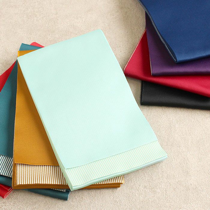 浴衣帯帯半幅帯8色ストライプターコイズグリーン朱赤からし紫水色紺赤黒ポリエステル100％リバーシブル日本製メール便対応可帯浴衣ゆかたゆかた帯半巾帯レディース両面袴下卒業袴カラフルお洒落おび工房