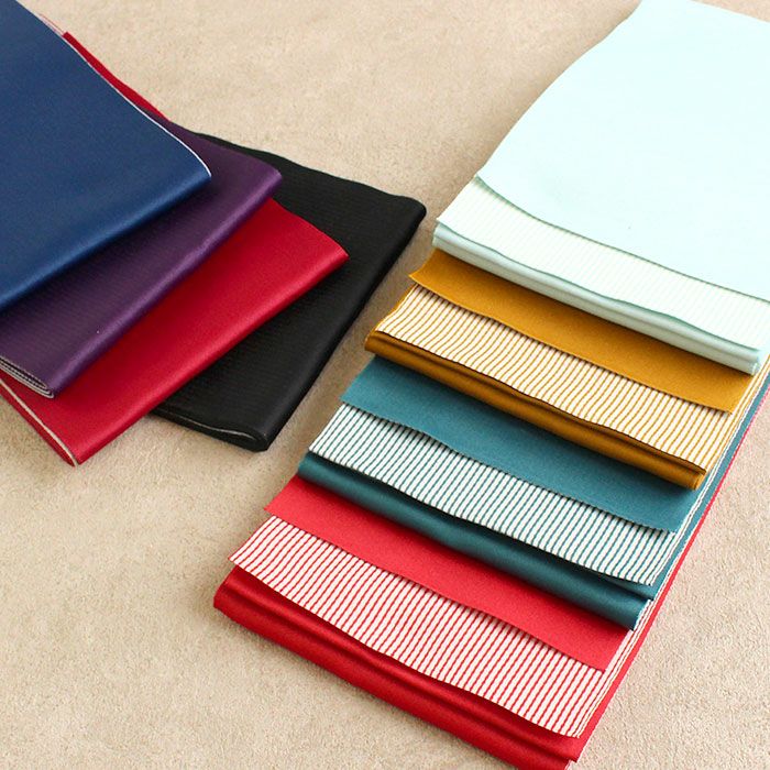 浴衣帯帯半幅帯8色ストライプターコイズグリーン朱赤からし紫水色紺赤黒ポリエステル100％リバーシブル日本製メール便対応可帯浴衣ゆかたゆかた帯半巾帯レディース両面袴下卒業袴カラフルお洒落おび工房