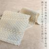 手織り絹麻ぼかし夏帯半幅帯帯半巾帯普段用グレーピンクブルーイエローグリーン灰桃水色黄緑カジュアル長尺日本製絹麻縞