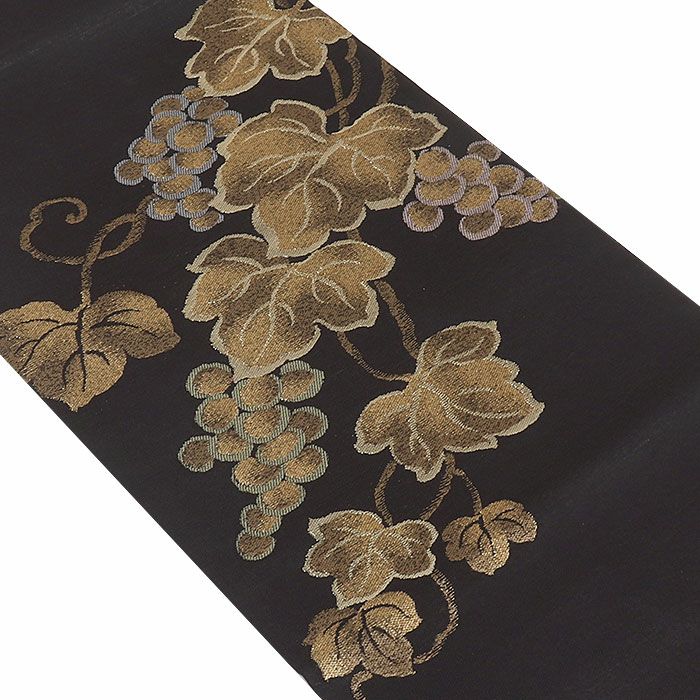 小紋紬色無地御召などのお着物にすぐ使えるお仕立て上がり九寸名古屋帯。春秋冬袷単衣の時期のお着物のお締めいただけます。