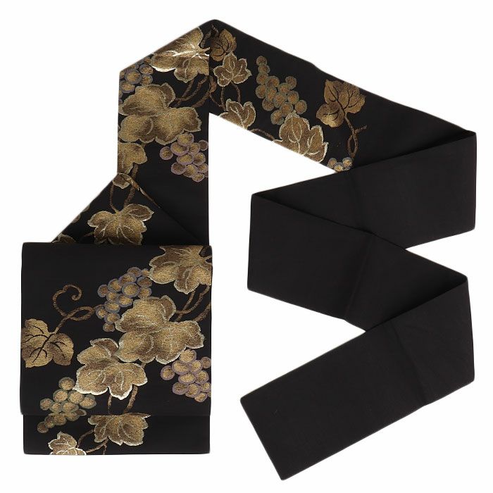 小紋紬色無地御召などのお着物にすぐ使えるお仕立て上がり九寸名古屋帯。春秋冬袷単衣の時期のお着物のお締めいただけます。