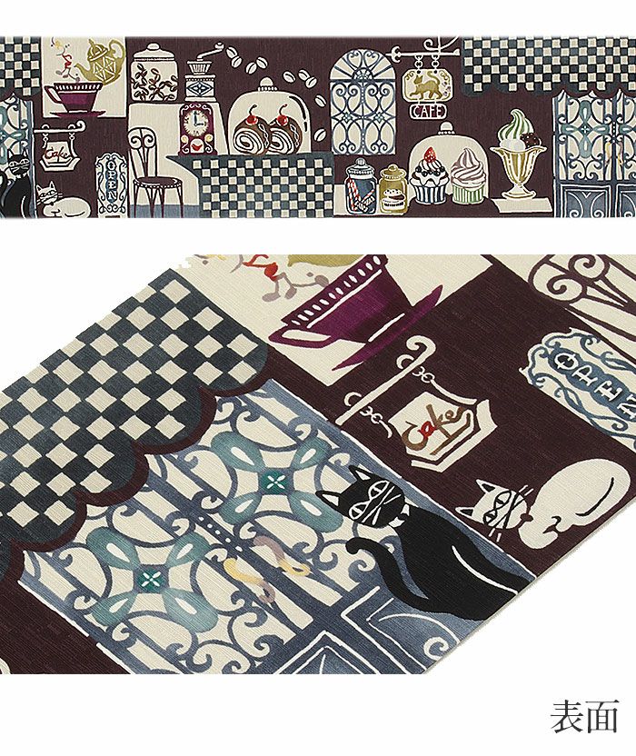 WAKKA半幅帯正絹半巾帯リバーシブルおしゃれ小袋帯