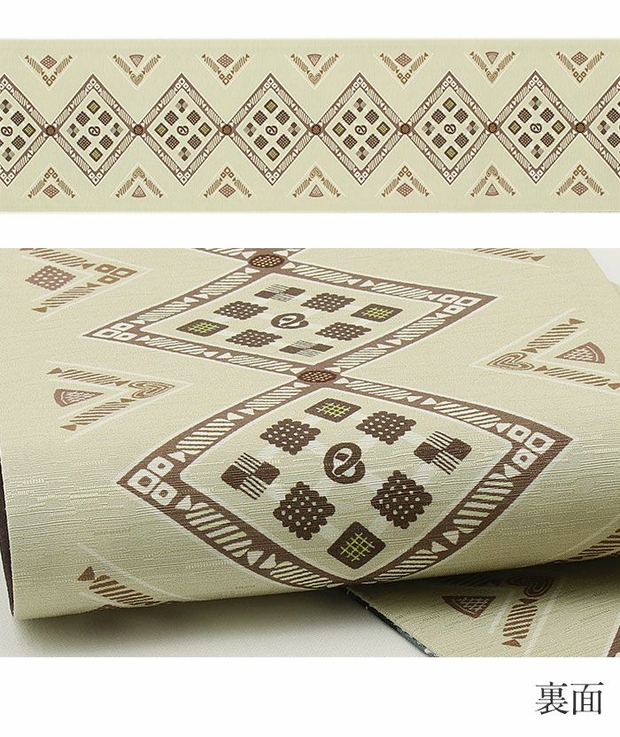 WAKKA半幅帯正絹半巾帯リバーシブルおしゃれ小袋帯