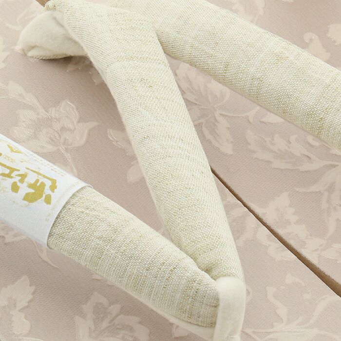 下駄レディース浴衣用ゆかた用白木台アイボリーベージュローゼオレンジピンクフリーサイズ全3色桐下駄唐花オリエンタル彩小径近江の麻高級桐下駄日本製女性女性用げた軽い麻鼻緒ML薄灰灰桃橙桃かわいいフェミニン残暑fs