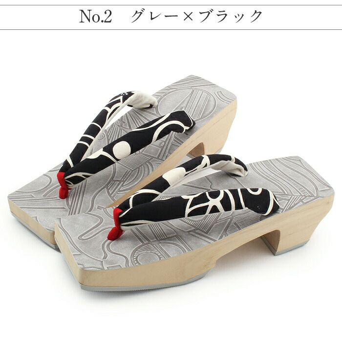 下駄レディース浴衣用ゆかた用白木台黄土グレーベージュフリーサイズ全3色桐下駄幾何学花柄彩小径IROKOMICHI鼻緒太め四角スクエア高級桐下駄日本製女性女性用げた軽い綿鼻緒ML薄灰白薄茶かわいいおしゃれモダン残暑fs