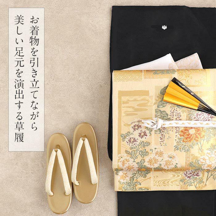 草履黒留袖訪問着ぞうりSMLLLサイズフリーサイズ