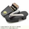 下駄レディース浴衣用ゆかた用Mサイズ木目黒台ブラックアイボリー桐下駄格子花緒日本製痛くない歩きやすい千両下駄のめり塗り下駄シック古典おしゃれ普段普段履き女性女性用げた残暑黒淡黄色fs
