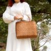 山葡萄かごバッグ山葡萄かごバッグ内布あり大人カゴバッグやまぶどう山ぶどう持ち手ハンドバッグきもの着物浴衣和装上品籠バッグかばんハンドバッグレディースナチュラル素材かごバッグ夏バッグトートバッグおしゃれfs