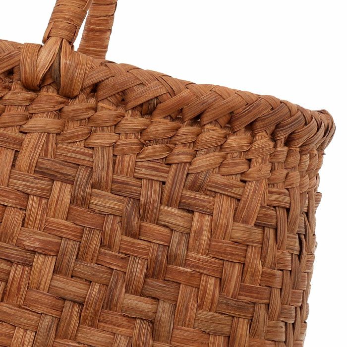 山葡萄 かごバッグ 山葡萄かごバッグ 内布あり 網代編み 大人 ブラウン