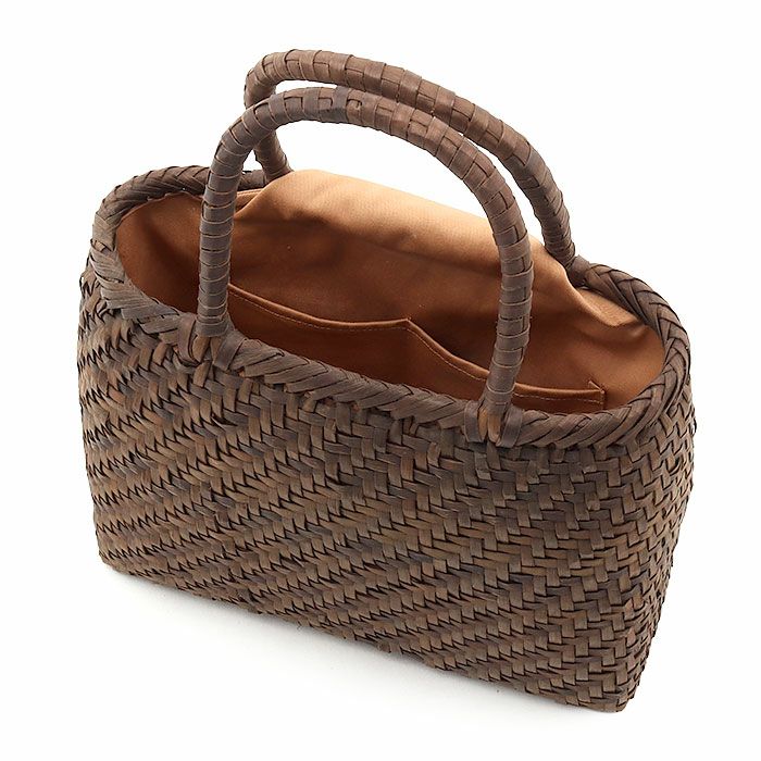 胡桃かごバッグくるみかごバッグ内布あり網代編み大人カゴバッグ持ち手ハンドバッグ軽い弾力しなやかきもの着物浴衣和装上品籠バッグかばんハンドバッグレディースナチュラル素材かごバッグ夏バッグトートバッグおしゃれfs