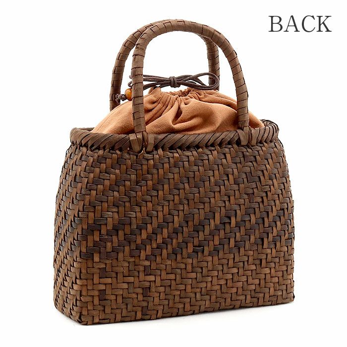 胡桃かごバッグくるみかごバッグ内布あり網代編み大人カゴバッグ持ち手ハンドバッグ軽い弾力しなやかきもの着物浴衣和装上品籠バッグかばんハンドバッグレディースナチュラル素材かごバッグ夏バッグトートバッグおしゃれfs