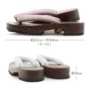 下駄レディース浴衣用ゆかた用Kissteオリジナル焦げ茶蒸栗色黄色深紫薄葡萄灰青紺色SサイズFサイズLLサイズフリーサイズLサイズ鼻緒太め右近下駄桐下駄女性女性用げたキステオリジナル小さいサイズ大きいサイズ軽い大人カラー