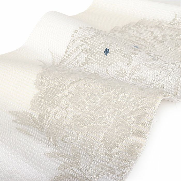 小紋紬色無地御召などのお着物にすぐ使えるお仕立て上がり九寸名古屋帯。春秋冬袷単衣の時期のお着物のお締めいただけます。