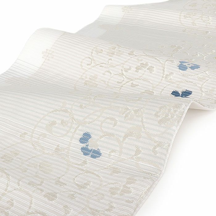 小紋紬色無地御召などのお着物にすぐ使えるお仕立て上がり九寸名古屋帯。春秋冬袷単衣の時期のお着物のお締めいただけます。