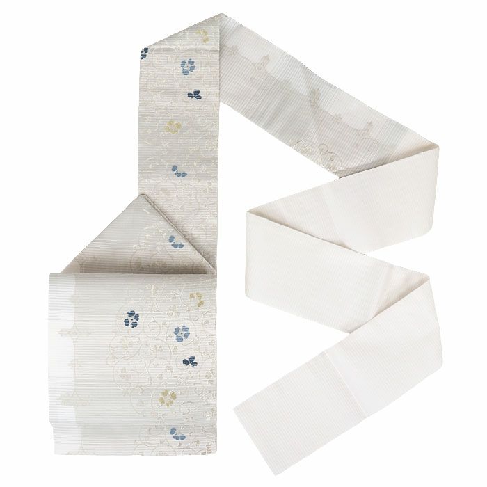 小紋紬色無地御召などのお着物にすぐ使えるお仕立て上がり九寸名古屋帯。春秋冬袷単衣の時期のお着物のお締めいただけます。