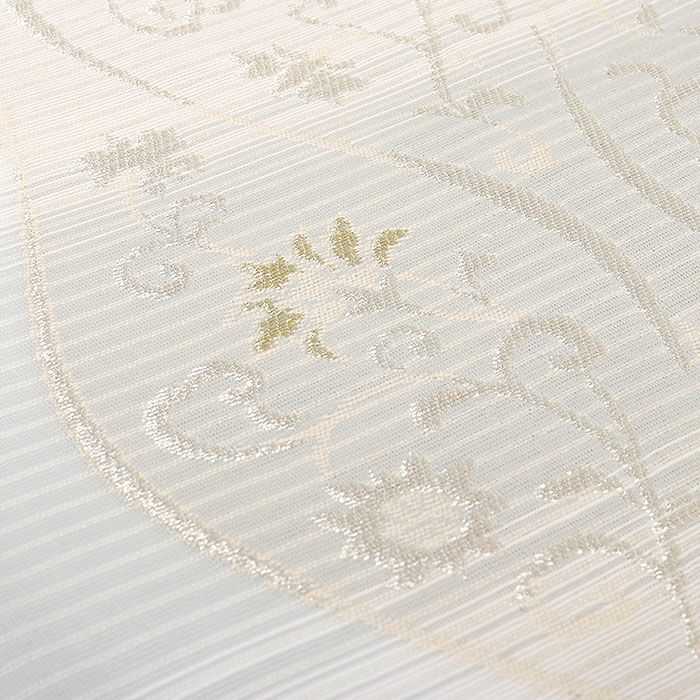 小紋紬色無地御召などのお着物にすぐ使えるお仕立て上がり九寸名古屋帯。春秋冬袷単衣の時期のお着物のお締めいただけます。