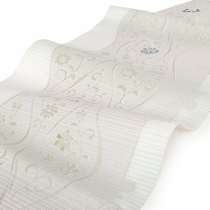 小紋紬色無地御召などのお着物にすぐ使えるお仕立て上がり九寸名古屋帯。春秋冬袷単衣の時期のお着物のお締めいただけます。