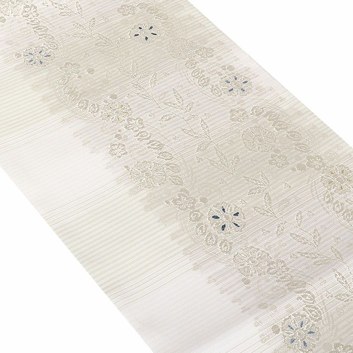 小紋紬色無地御召などのお着物にすぐ使えるお仕立て上がり九寸名古屋帯。春秋冬袷単衣の時期のお着物のお締めいただけます。