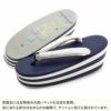 振袖草履成人式草履振袖ぞうり成人用レディース世美庵Lサイズネイビーホワイト白銀華紋正絹帯地合皮4枚芯厚底ハイヒールバイカラー日本製優花緒痛くない歩きやすい女性振袖卒業袴振り袖ママ振おしゃれはたち結婚式ぞうり草履fs
