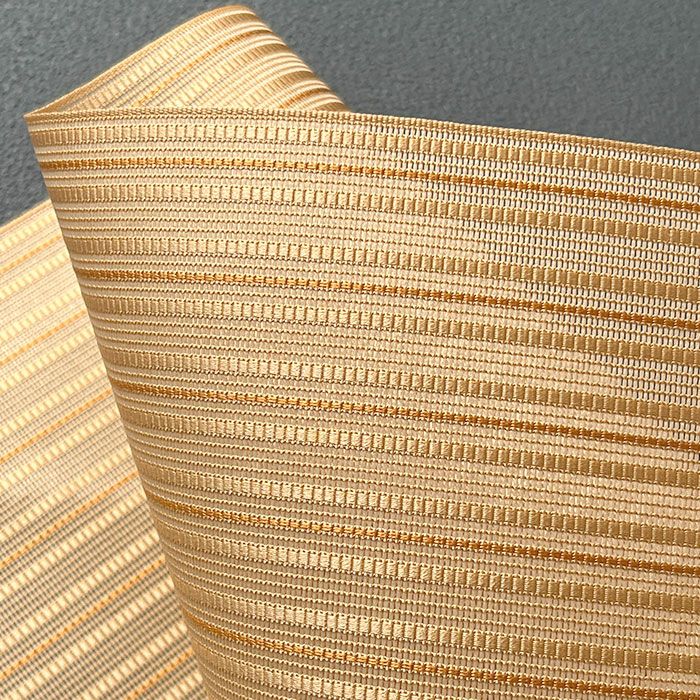 夏帯八寸名古屋帯オレンジ縞に波紋正絹紗窓本場筑前博多織福絖織物仕立て上がり【帯夏夏用紗夏名古屋帯夏八寸帯袋名古屋帯夏着物単衣薄物訪問着付け下げ小紋紬浴衣