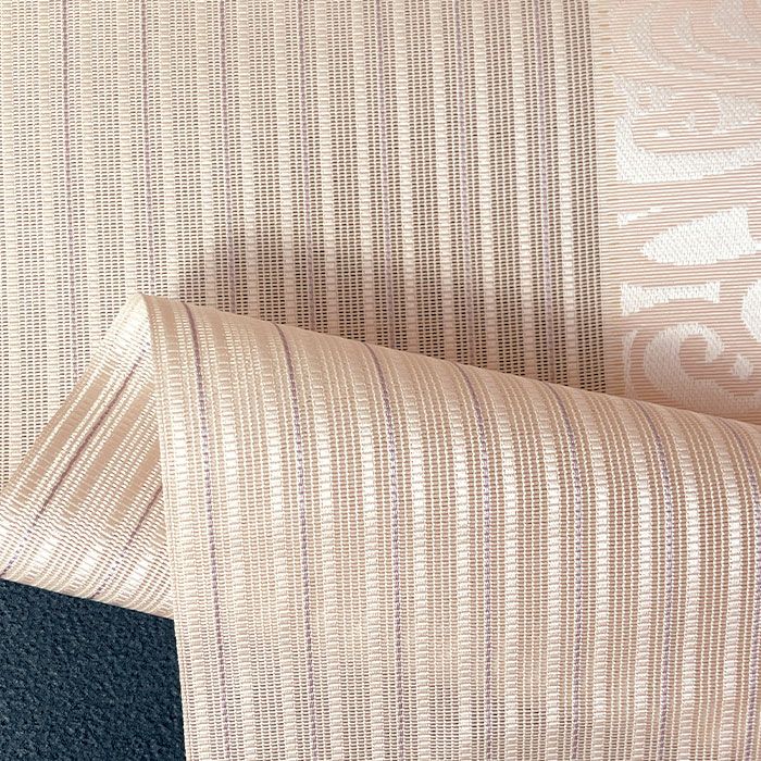 夏帯八寸名古屋帯ベージュピンク縞に流水正絹紗窓本場筑前博多織福絖織物仕立て上がり【帯夏夏用紗夏名古屋帯夏八寸帯袋名古屋帯夏着物単衣薄物訪問着付け下げ小紋紬