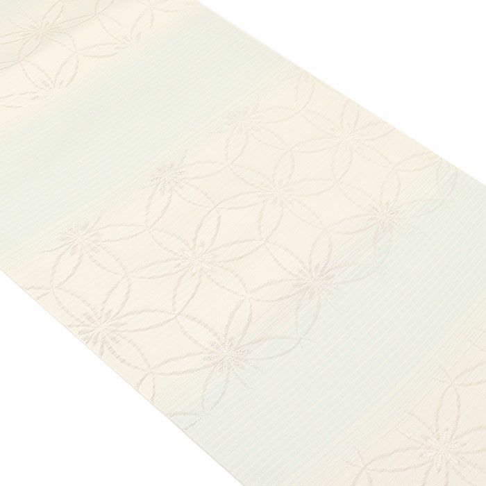 小紋紬色無地御召などのお着物にすぐ使えるお仕立て上がり九寸名古屋帯。春秋冬袷単衣の時期のお着物のお締めいただけます。