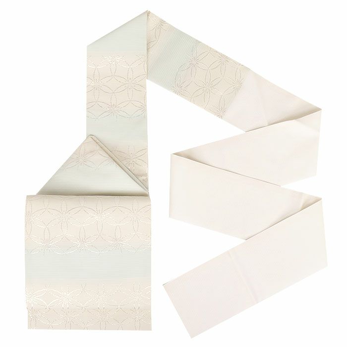 小紋紬色無地御召などのお着物にすぐ使えるお仕立て上がり九寸名古屋帯。春秋冬袷単衣の時期のお着物のお締めいただけます。