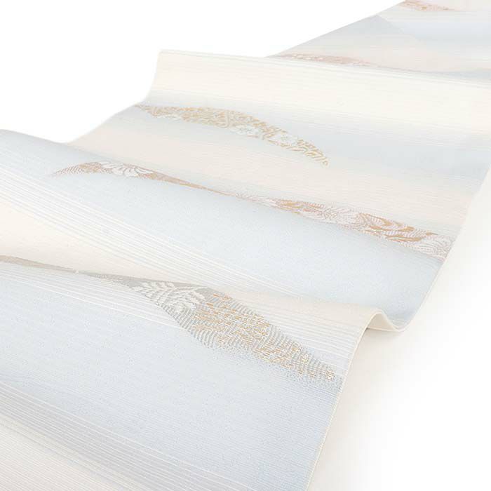 小紋紬色無地御召などのお着物にすぐ使えるお仕立て上がり九寸名古屋帯。春秋冬袷単衣の時期のお着物のお締めいただけます。