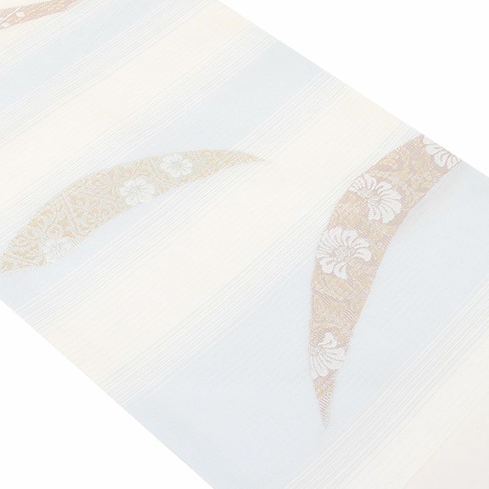 小紋紬色無地御召などのお着物にすぐ使えるお仕立て上がり九寸名古屋帯。春秋冬袷単衣の時期のお着物のお締めいただけます。