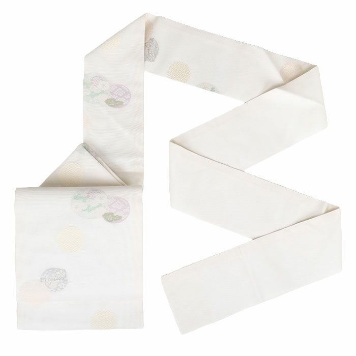 小紋紬色無地御召などのお着物にすぐ使えるお仕立て上がり九寸名古屋帯。春秋冬袷単衣の時期のお着物のお締めいただけます。