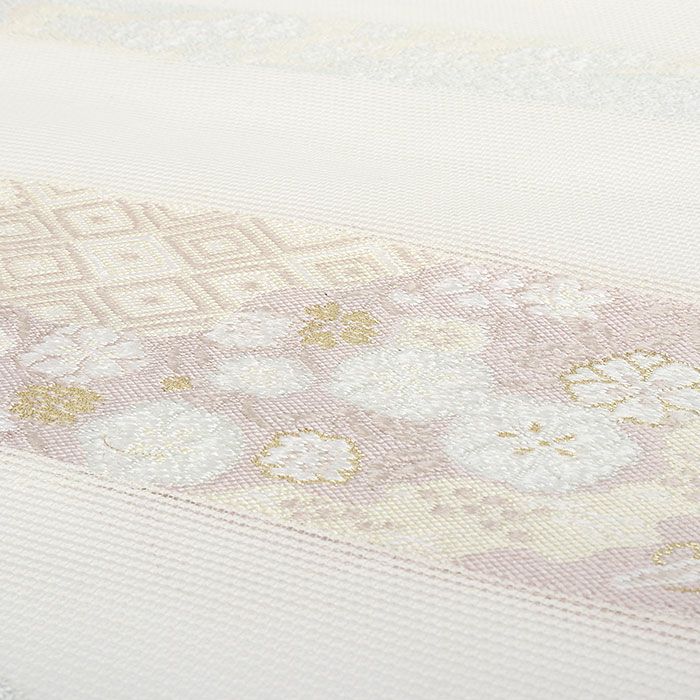 小紋紬色無地御召などのお着物にすぐ使えるお仕立て上がり九寸名古屋帯。春秋冬袷単衣の時期のお着物のお締めいただけます。