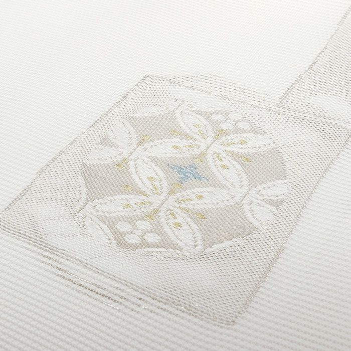 小紋紬色無地御召などのお着物にすぐ使えるお仕立て上がり九寸名古屋帯。春秋冬袷単衣の時期のお着物のお締めいただけます。