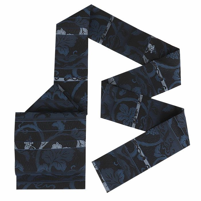 小紋紬色無地御召などのお着物にすぐ使えるお仕立て上がり九寸名古屋帯。春秋冬袷単衣の時期のお着物のお締めいただけます。