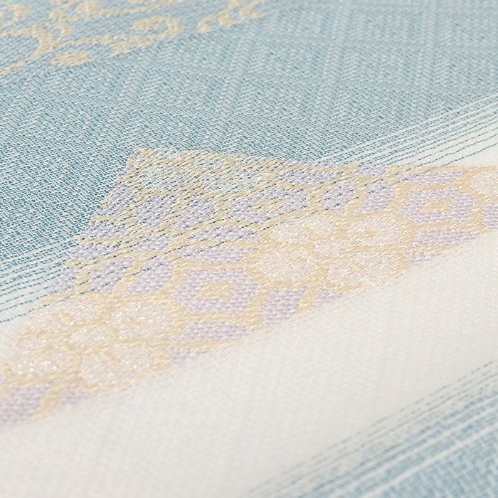 小紋紬色無地御召などのお着物にすぐ使えるお仕立て上がり九寸名古屋帯。春秋冬袷単衣の時期のお着物のお締めいただけます。