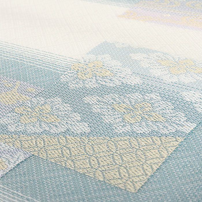 小紋紬色無地御召などのお着物にすぐ使えるお仕立て上がり九寸名古屋帯。春秋冬袷単衣の時期のお着物のお締めいただけます。