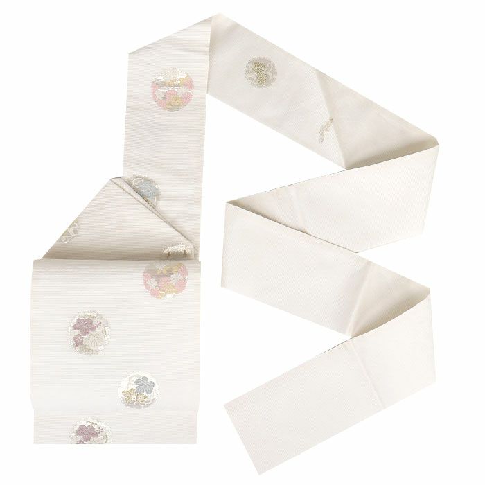 小紋紬色無地御召などのお着物にすぐ使えるお仕立て上がり九寸名古屋帯。春秋冬袷単衣の時期のお着物のお締めいただけます。