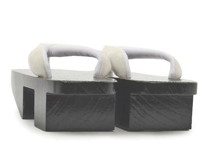 下駄レディース浴衣用ゆかた用Mサイズ木目黒台ブラックアイボリー桐下駄格子花緒日本製痛くない歩きやすい千両下駄のめり塗り下駄シック古典おしゃれ普段普段履き女性女性用げた残暑黒淡黄色fs