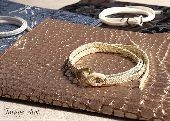 兵児帯と飾り紐2点セットレディース浴衣用ゆかた用おとな用黒白茶金紺銀全3種類花柄クロコダイルリングパーツ日本製夏祭り花火大会夏浴衣夏着物カジュアル着物普段着おしゃれかわいいへこ帯かざりひもフワフワボリュームsetセット