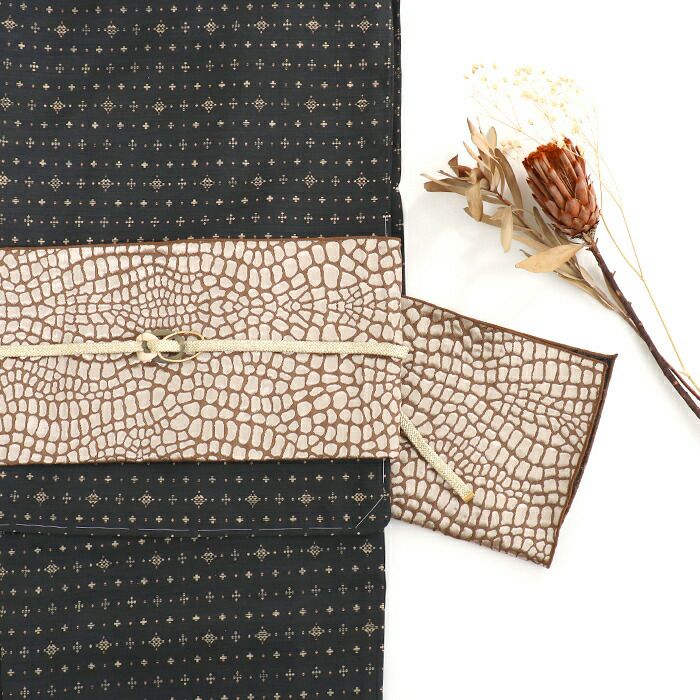 兵児帯と飾り紐2点セットレディース浴衣用ゆかた用おとな用黒白茶金紺銀全3種類花柄クロコダイルリングパーツ日本製夏祭り花火大会夏浴衣夏着物カジュアル着物普段着おしゃれかわいいへこ帯かざりひもフワフワボリュームsetセット