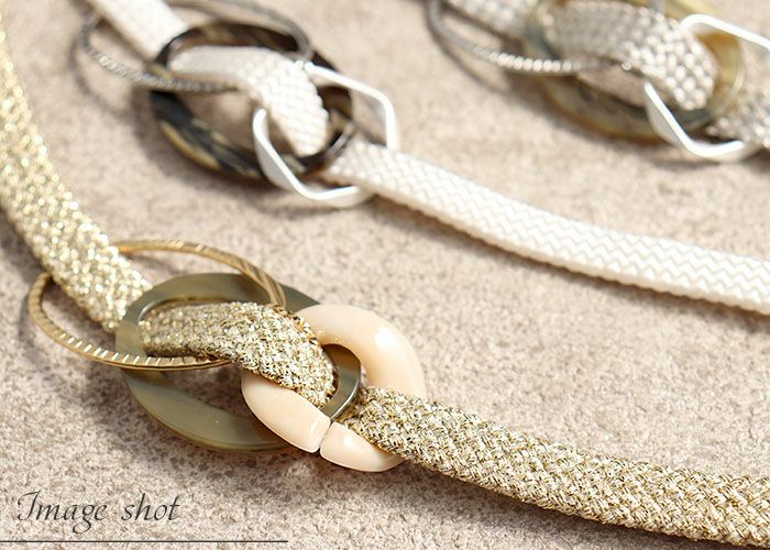 飾り紐リングパーツゆかた紐ホワイトゴールドシルバー白金銀日本製ゆかた浴衣夏着物お洒落着小紋紬メール便対応可普段用カジュアル用小紋紬色無地御召和装通販購入3カラー帯締めお洒落かわいい上品