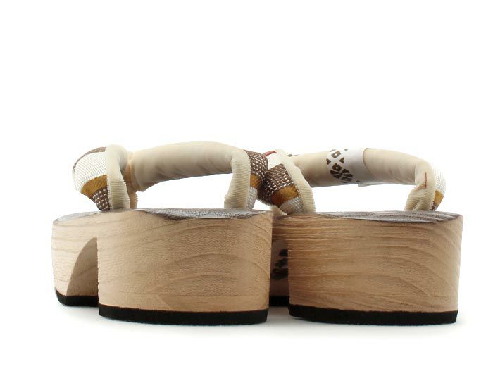 下駄レディース浴衣用ゆかた用焼桐天茶台ブラウンMサイズ桐下駄博多織縞彩小径IROKOMICHI鼻緒太め高級桐下駄しころ調日本製女性女性用げた軽い絹鼻緒博多織鼻緒焦げ茶おしゃれモダン残暑fs