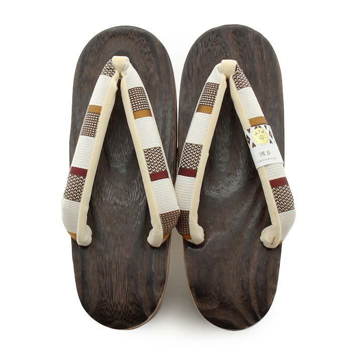 下駄レディース浴衣用ゆかた用焼桐天茶台ブラウンMサイズ桐下駄博多織縞彩小径IROKOMICHI鼻緒太め高級桐下駄しころ調日本製女性女性用げた軽い絹鼻緒博多織鼻緒焦げ茶おしゃれモダン残暑fs