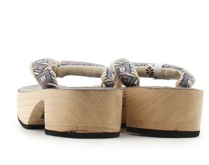 下駄レディース浴衣用ゆかた用焼桐天茶台ブラウンアッシュブルーアッシュパープルMサイズ桐下駄博多織会津桐幾何学彩小径IROKOMICHI鼻緒太め高級桐下駄日本製女性女性用げた軽い博多織鼻緒焦げ茶灰青灰紫おしゃれモダン残暑fs